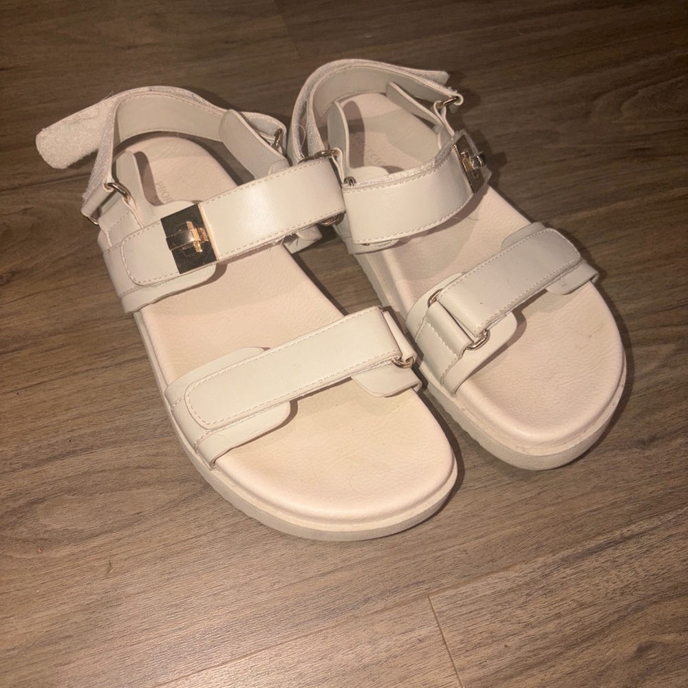 Project Cloud Memory Foam Women's Beige Sandals